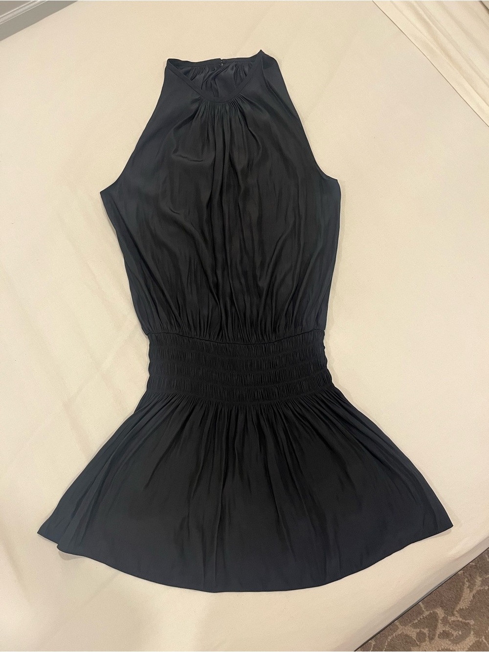 Ramy Brook Mini Halter Dress Black